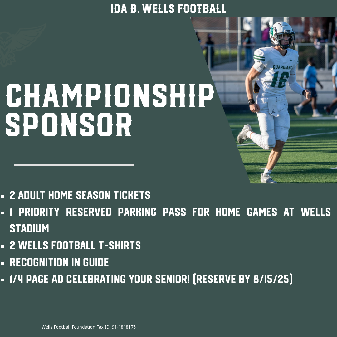$500 Championship Sponsor (Senior Families Only)